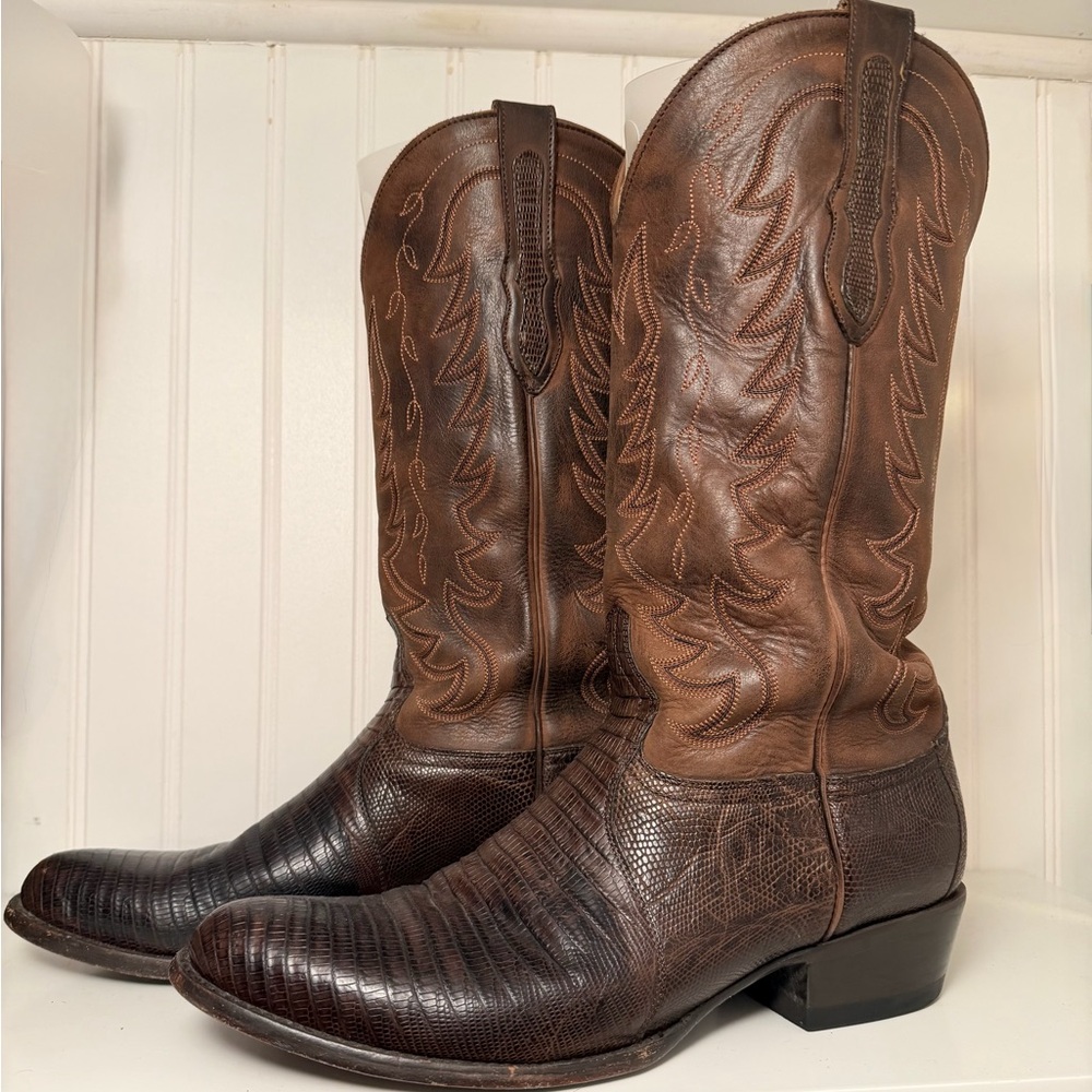 Cavender’s Men's Brown Leather Cowboy Boots size 11D